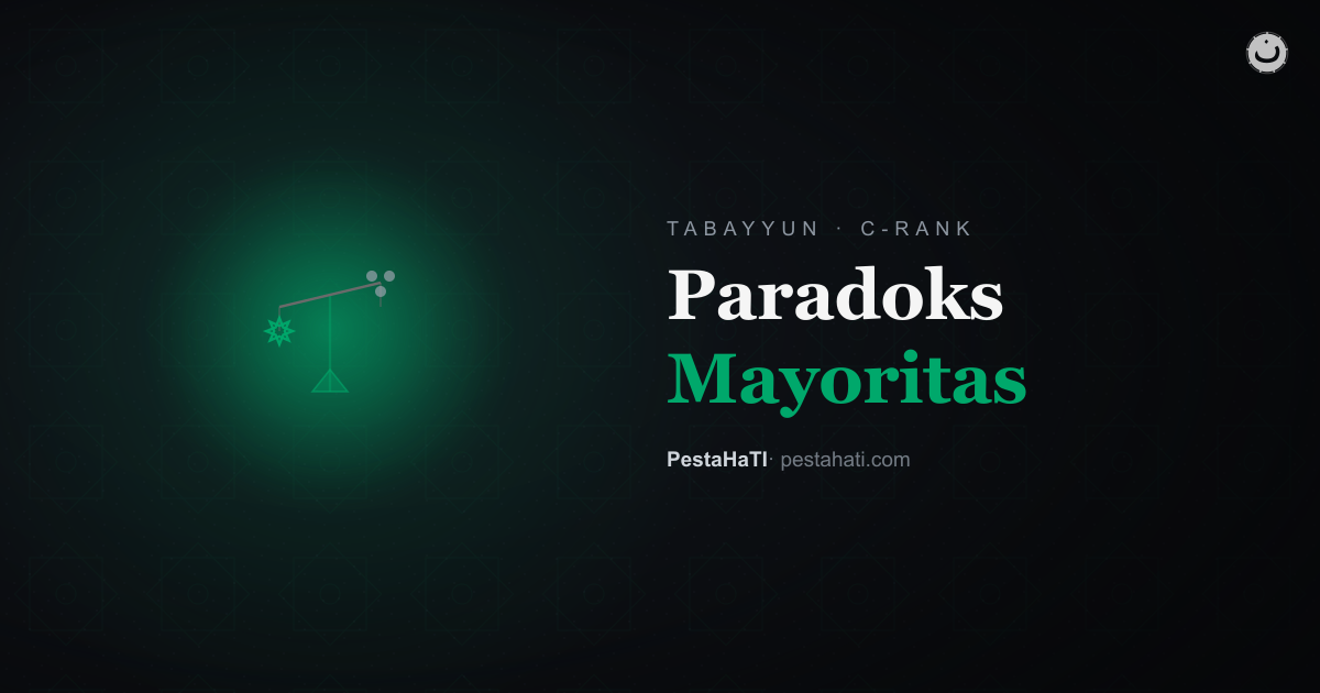 Ketika Kebenaran Dihitung Suara: Paradoks Mayoritas