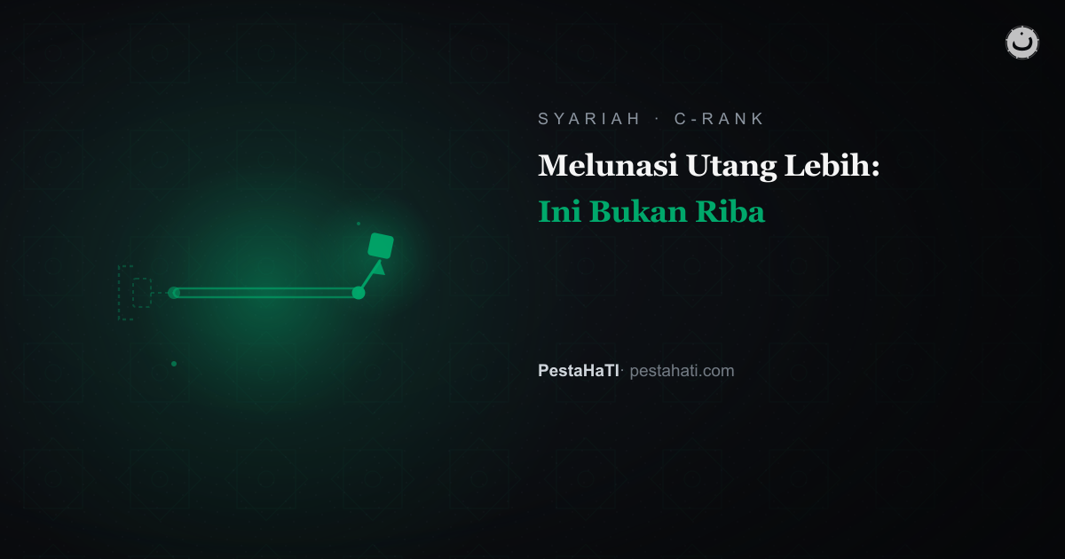 Nabi Berutang dan Melunasi Lebih: Ini Bukan Riba
