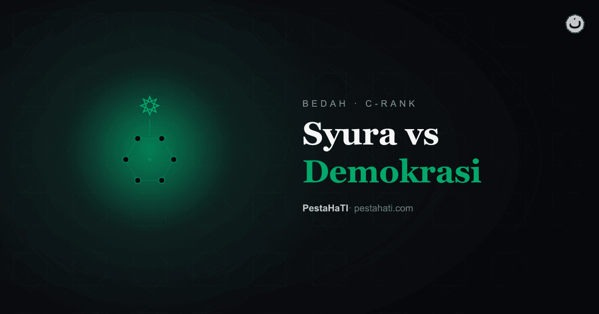 Syura vs Demokrasi: Serupa tapi Tak Sama