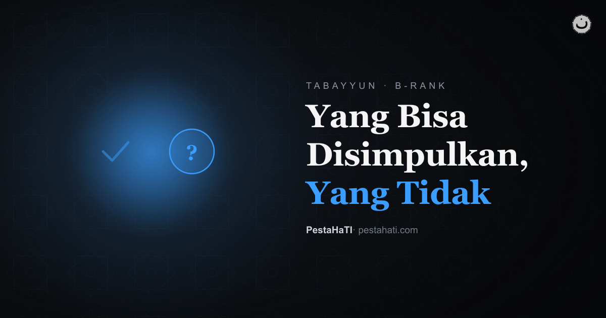 Soal Takdir dan HTI: Yang Bisa Disimpulkan, Yang Tidak Bisa